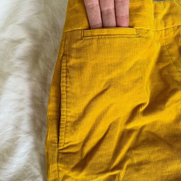 Yellow J.Crew Corduroy Miniskirt - Picture 6 of 6